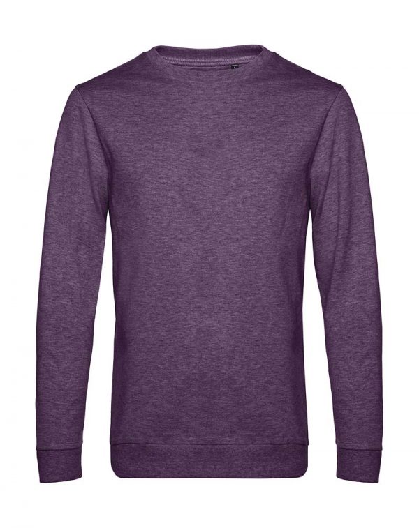 Set In French Terry Kleur Heather Purple