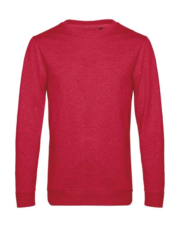 Set In French Terry Kleur Heather Red