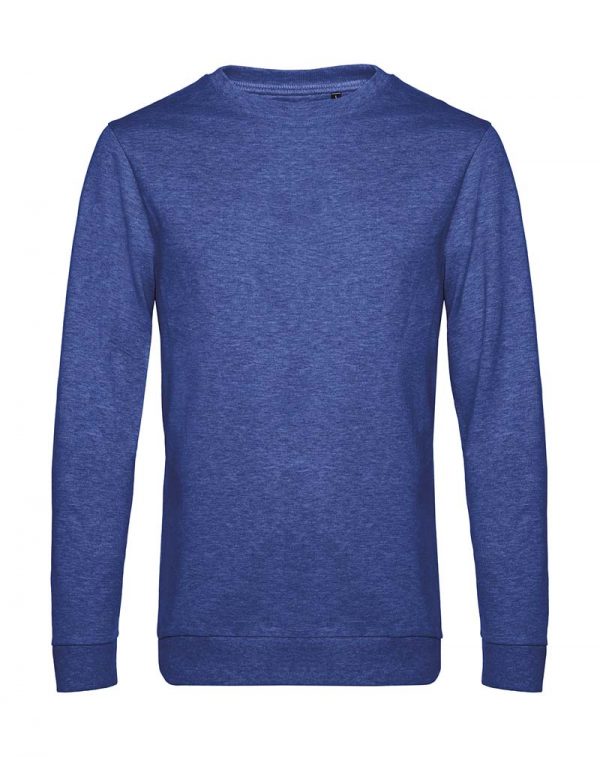 Set In French Terry Kleur Heather Royal Blue
