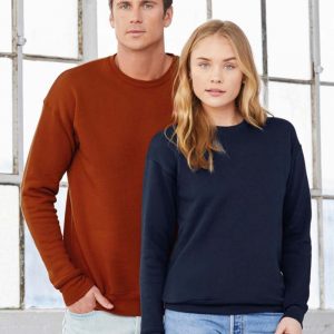 Bella+Canvas-Unisex Drop Shoulder Fleece Sweater