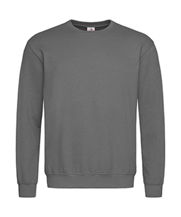 Unisex Sweatshirt Kleur Real Grey