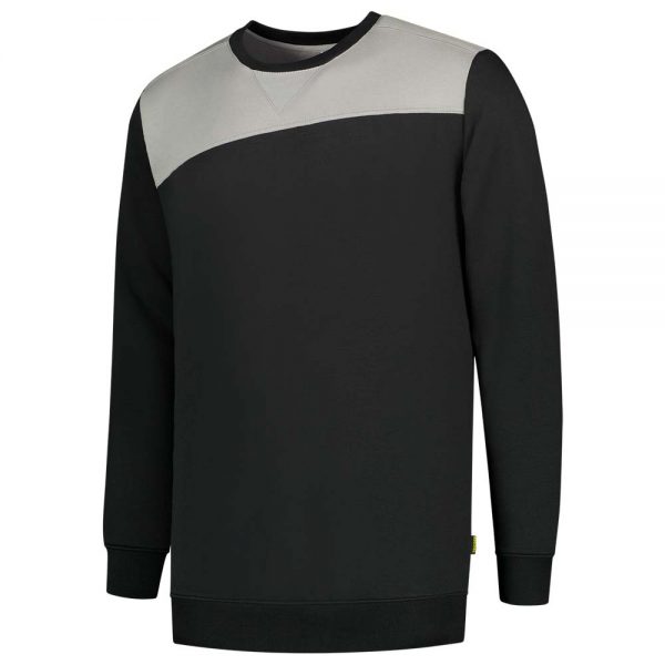 302013 SWEATER BICOLOR NADEN Kleur Zwart Grijs