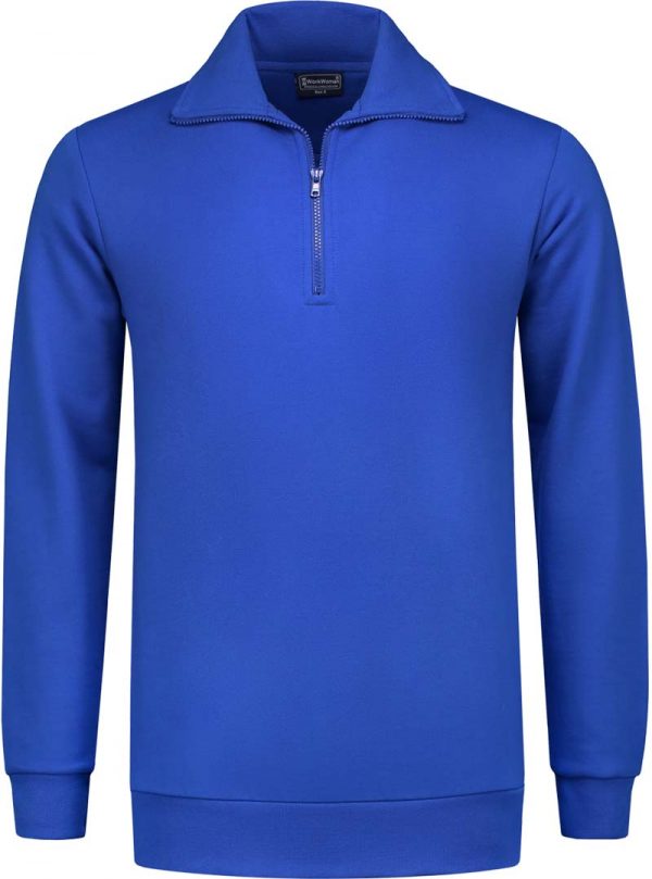 7704 H Front WorkMan Professional Workwear Outfitters Zipper Sweater ROYALBLUE