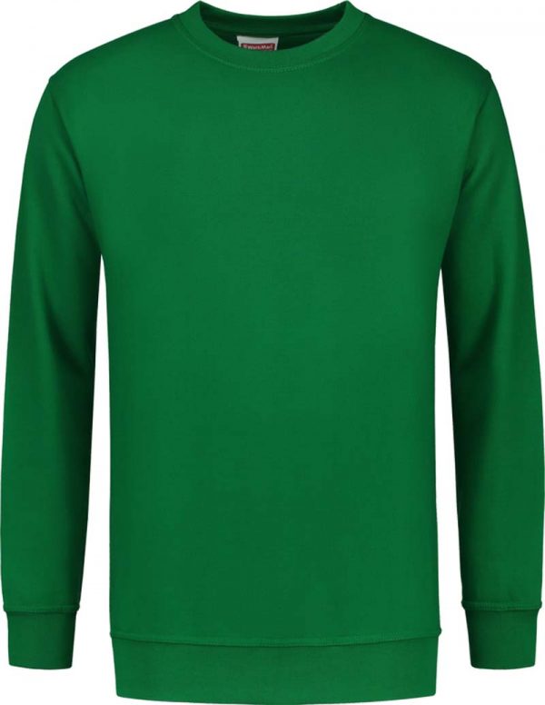 8220 H Front WorkMan Professional Workwear Ouftitters Sweater GREEN