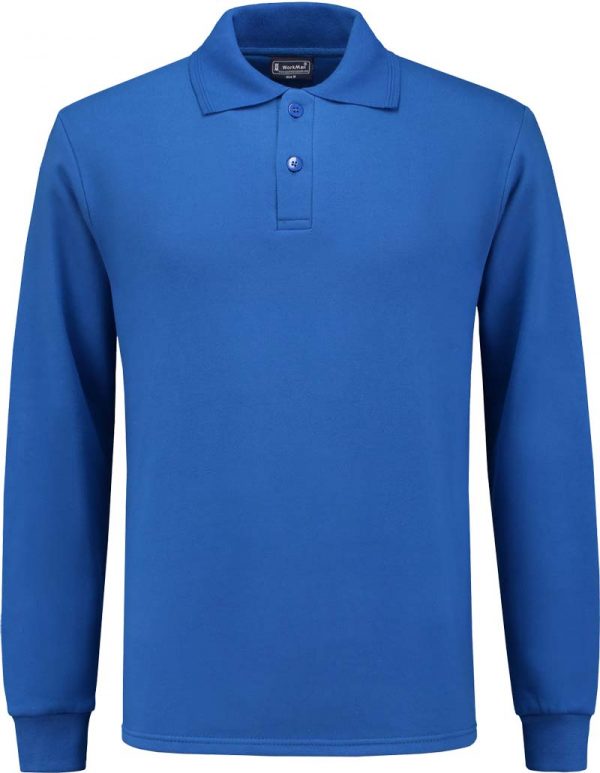 8304 H Front WorkMan Professional Workwear Outfitters Polo Sweater Split ROYALBLUE