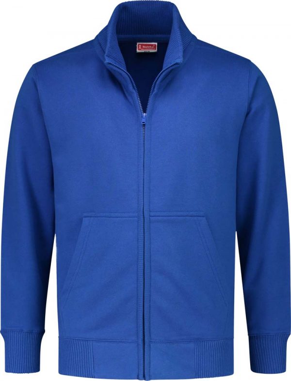 8504 H Front WorkMan Professional Workwear Uni Collared Sweatvest ROYALBLUE