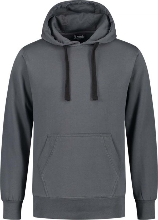 8774 H Front WorkMan Professional Workwear Outfitters Hooded Sweater GRAPHITE