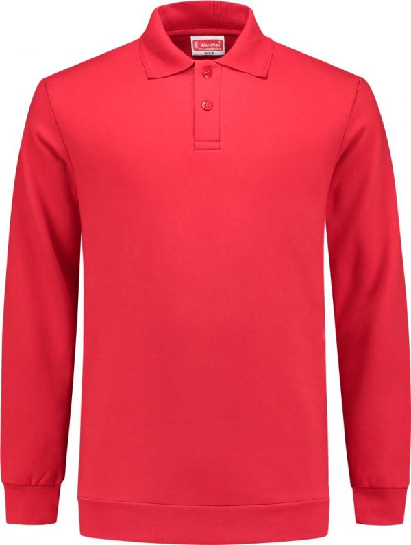 9303 H Front WorkMan Professional Workwear Outfitters Polo Sweater ROOD