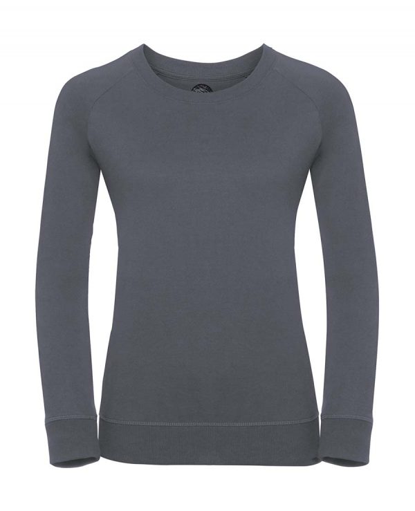 Ladies HD Raglan Sweat Kleur Convoy Grey