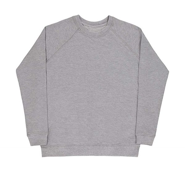 Lilou Womens Raglan Sweat Kleur Warm Grey Melange