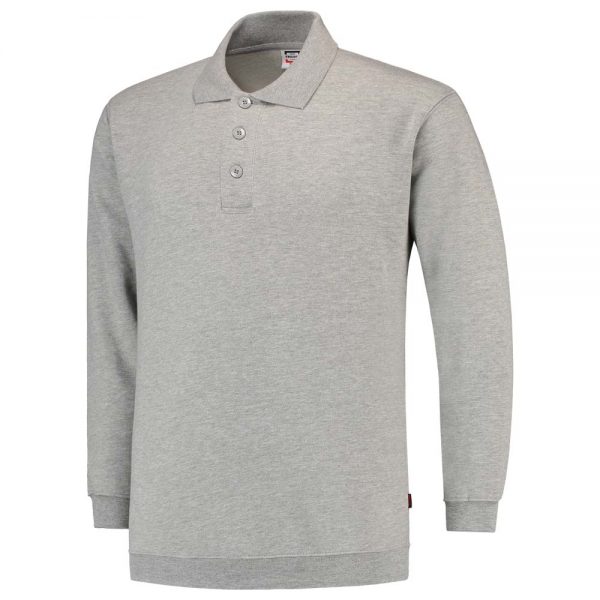 POLOSWEATER BOORD PSB 280 Kleur Grey Melange 1