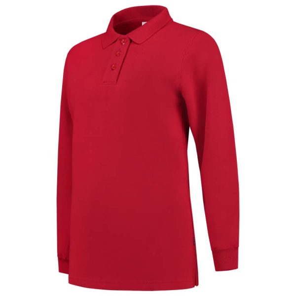 POLOSWEATER DAMES PST 280 Kleur Rood
