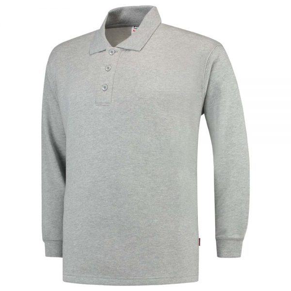 Polosweater PS280 Kleur Grey Melange