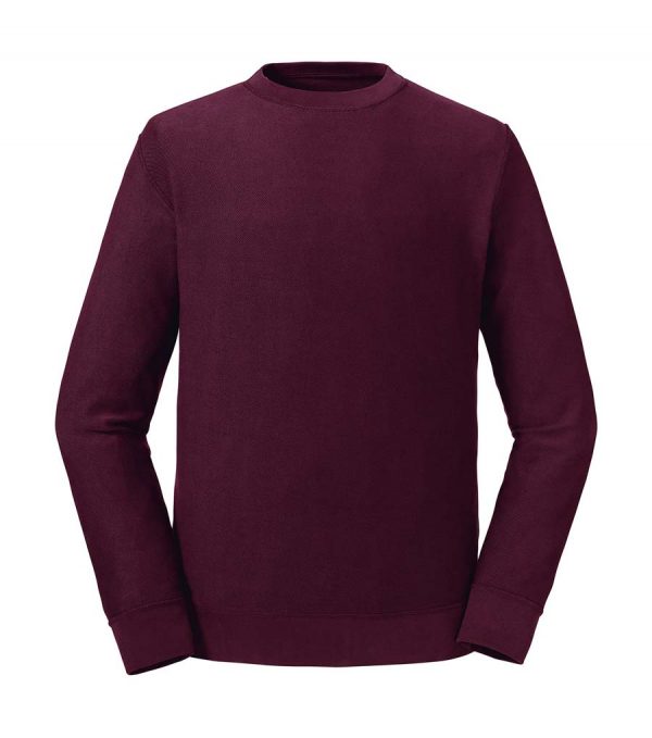 Pure Organic Reversible Sweat Kleur Burgundy