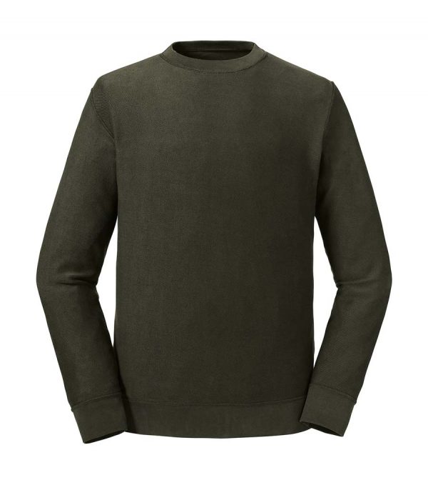 Pure Organic Reversible Sweat Kleur Dark Olive