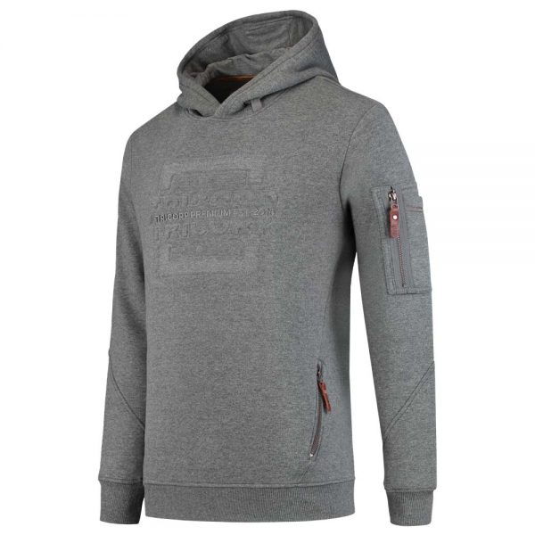 SWEATER PREMIUM CAPUCHON LOGO Kleur Stonemel