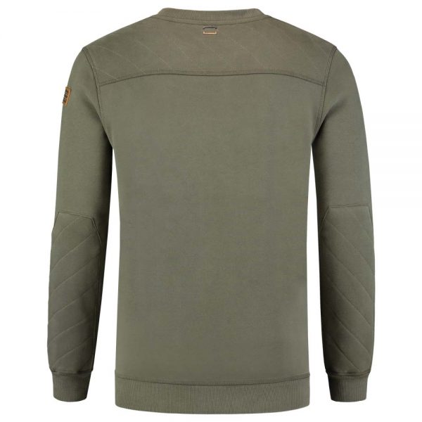 SWEATER PREMIUM Kleur Army Back