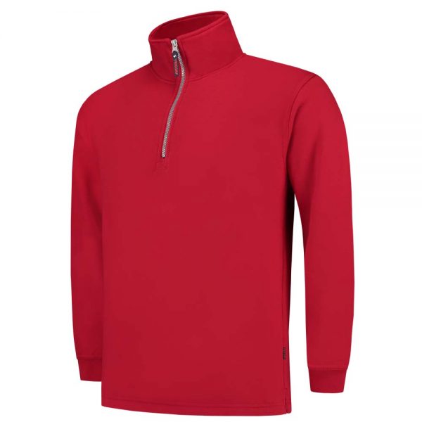 SWEATER RITSKRAAG ZS280 Kleur Rood