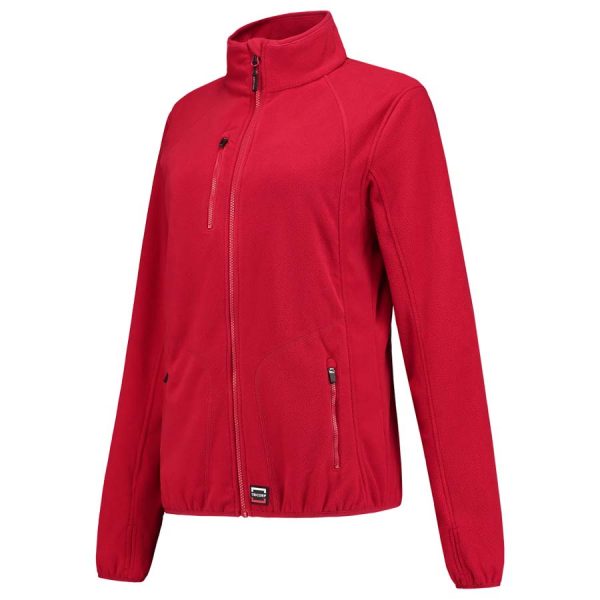 SWEATVEST FLEECE LUXE DAMES Kleur Rood