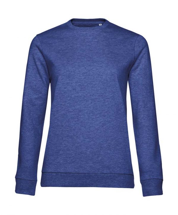 Set In women French Terry Kleur Heather Royal Blue
