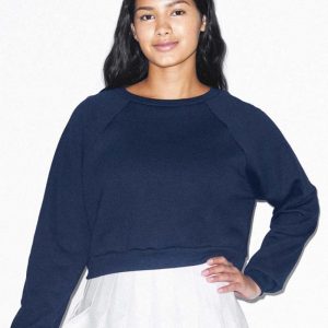 American Apparel-Women’s Flex Fleece Crop PulloverSweater RSAF3451W