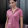 502.54 Womens Luxury Stretch V Polo Promo