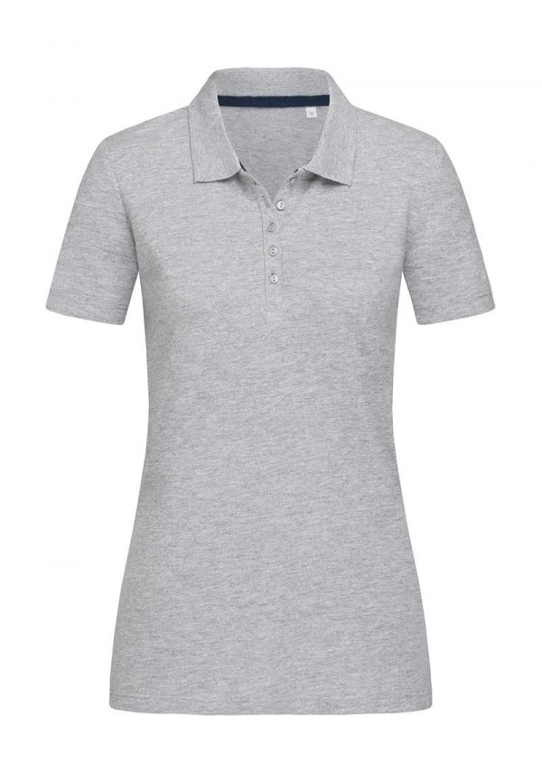 Hanna Polo Women Kleur Grey Heather