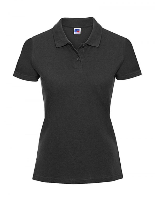 Ladies Classic Cotton Polo Kleur Black