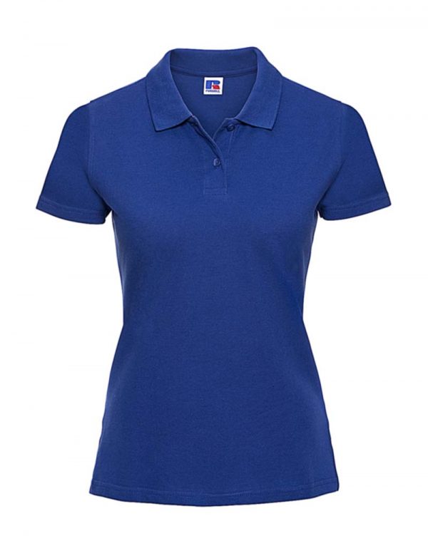 Ladies Classic Cotton Polo Kleur Bright Royal