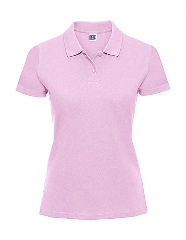 Ladies Classic Cotton Polo Kleur Candy Pink