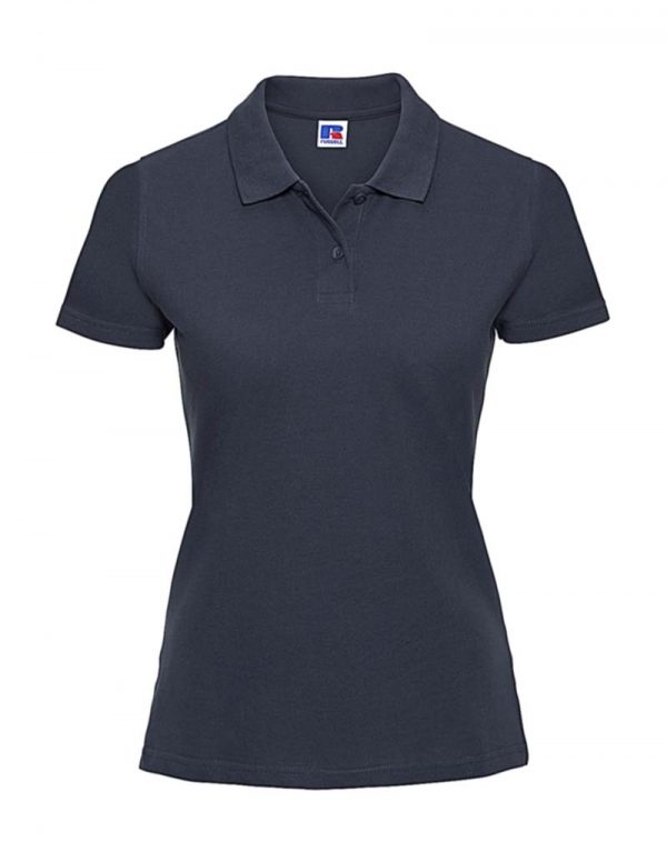 Ladies Classic Cotton Polo Kleur French Navy