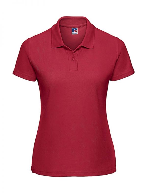 Ladies Classic Polycotton Polo Kleur Classic Red