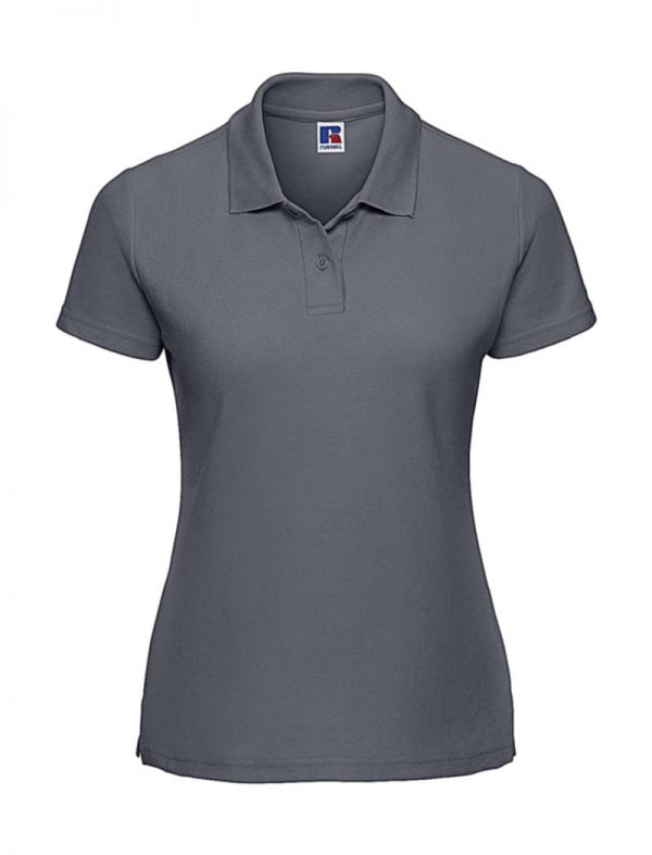 Ladies Classic Polycotton Polo Kleur Convoy Grey