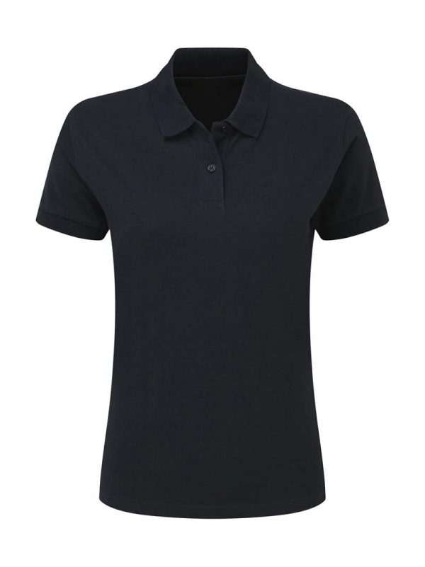 Ladies Cotton Polo Kleur Navy