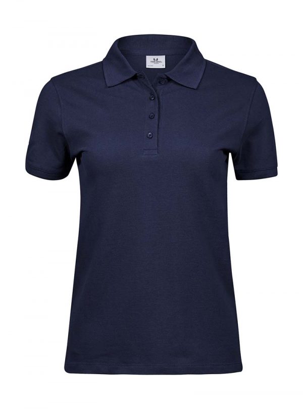 Ladies Heavy Polo Pique Kleur Navy