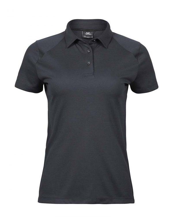 Ladies Luxury Sport Polo Kleur Dark Grey