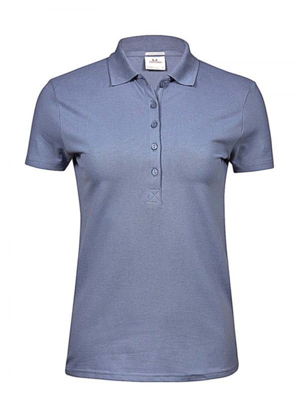 Ladies Luxury Stretch Polo Kleur Flintstone