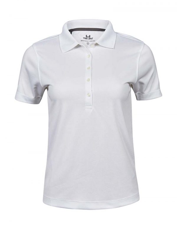 Ladies Performance Polo Kleur White