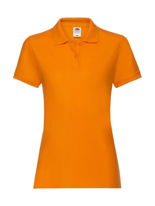 Ladies Premium Polo Kleur Orange