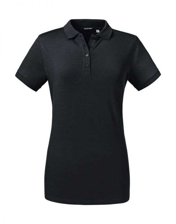 Ladies Tailored Stretch Polo Kleur Black