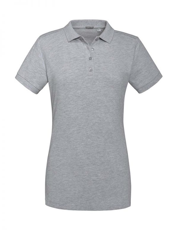 Ladies Tailored Stretch Polo Kleur Light Oxford