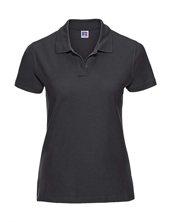 Ladies Ultimate Cotton Polo Kleur Black