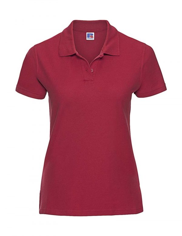 Ladies Ultimate Cotton Polo Kleur Classic Red