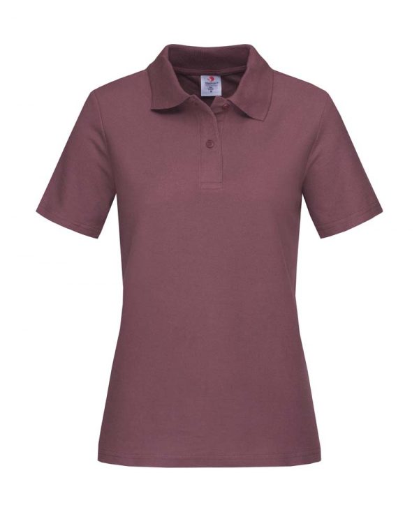 Polo Women Kleur Burgundy Red