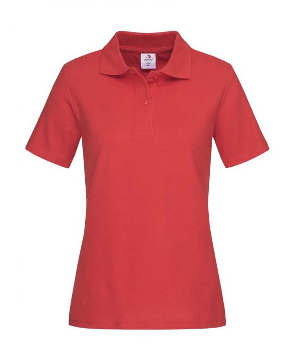 Polo Women Kleur Scarlet Red