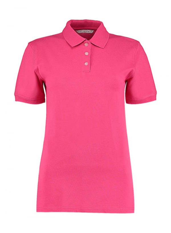 Womens Regular Fit Kate Comfortec Polo Kleur Raspberry