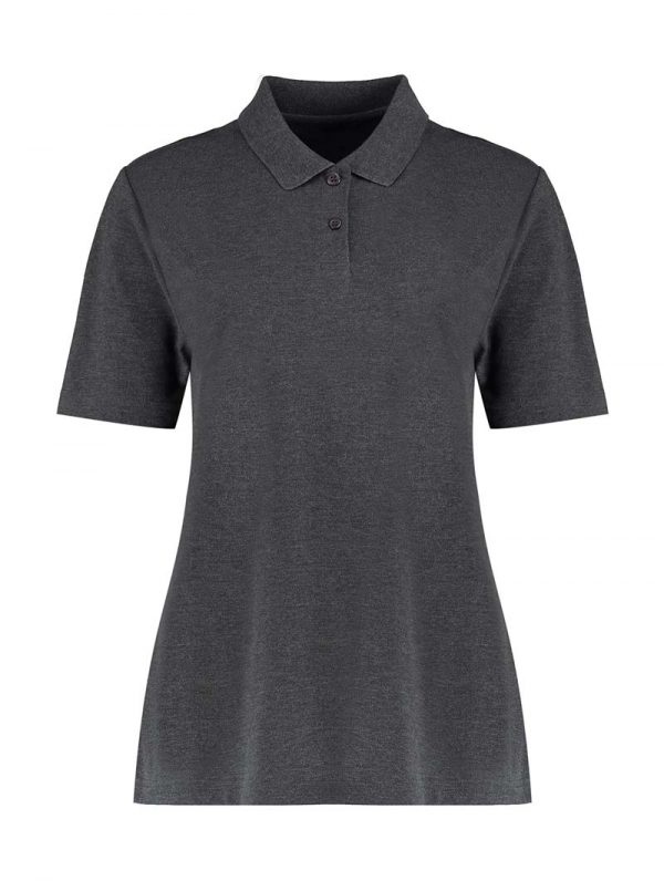 Womens Regular Fit Workforce Polo Kleur Dark Grey Marl