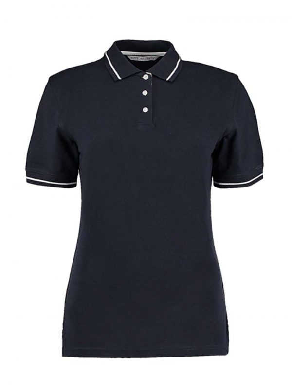 Womens St. Mellion Polo Kleur Navy White