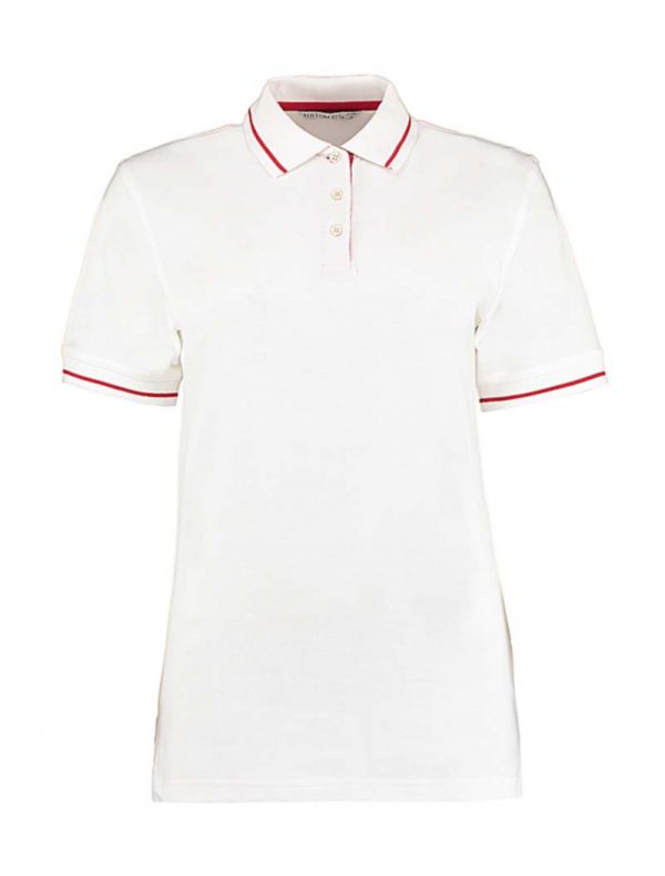 Womens St. Mellion Polo Kleur White Red