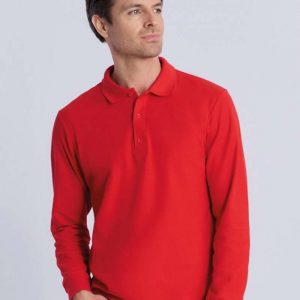 Gildan–Premium Cotton Adult Double Piqué Polo LS 85900